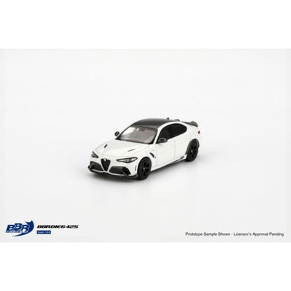Alfa Romeo Giulia GTA White 1:64 BBR Model Car (BBRDIE6425)