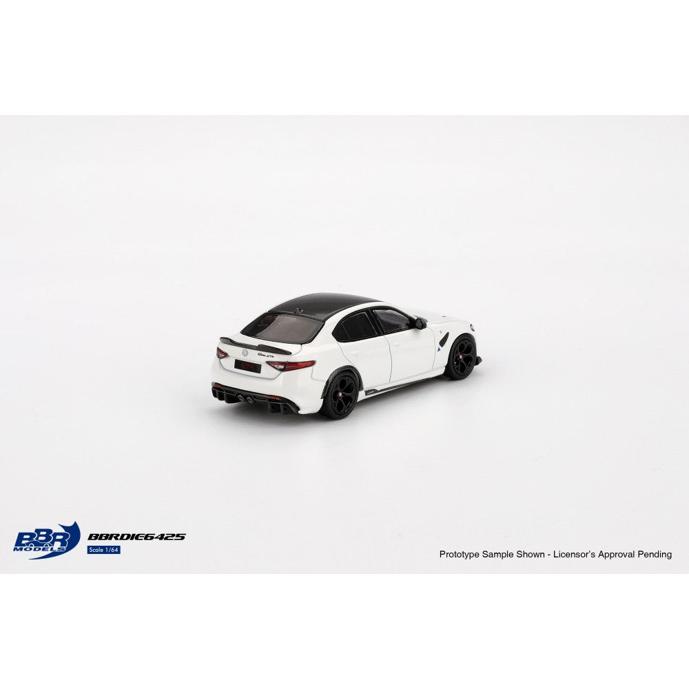 Alfa Romeo Giulia GTA White 1:64 BBR Model Car (BBRDIE6425)