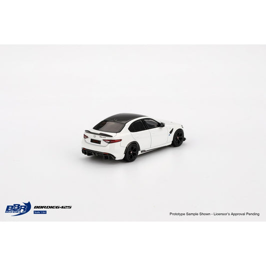 Alfa Romeo Giulia GTA White 1:64 BBR Model Car (BBRDIE6425)