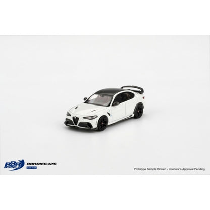 Alfa Romeo Giulia GTAm White 1:64 BBR Model Car (BBRDIE6426)