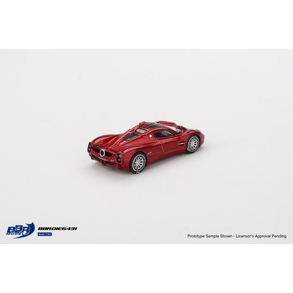 Pagani Utopia Dubai Red 1:64 BBR Model Car (BBRDIE6431)