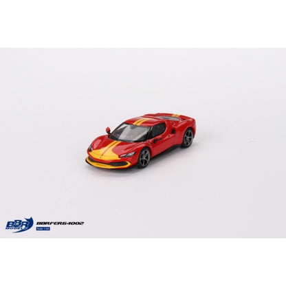 Ferrari 296 Gtb Assetto Fiorano Rosso Corsa 1:64 BBR Model Car (BBRFER64002)