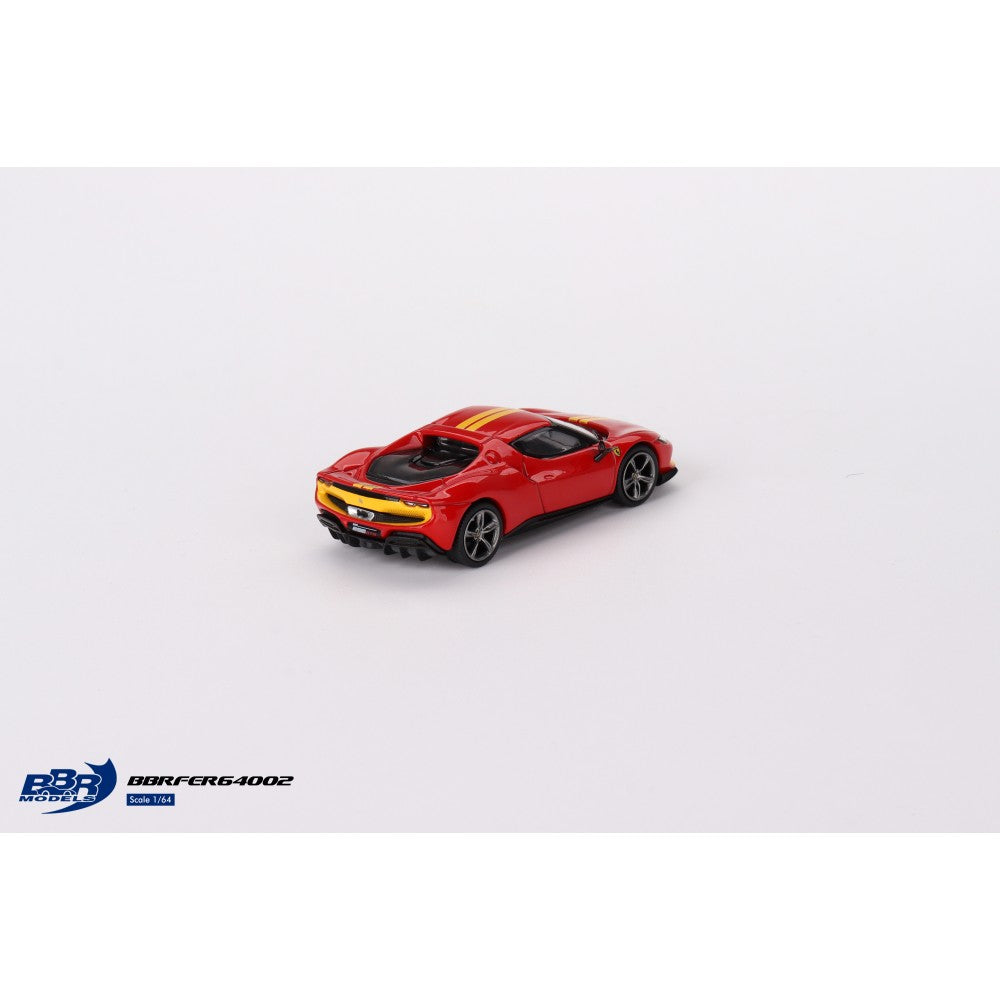 Ferrari 296 Gtb Assetto Fiorano Rosso Corsa 1:64 BBR Model Car (BBRFER64002)
