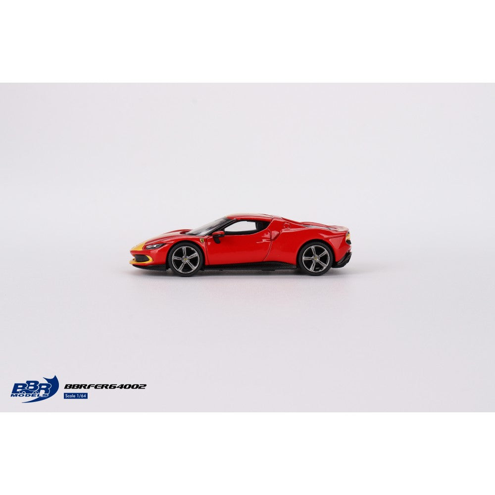 Ferrari 296 Gtb Assetto Fiorano Rosso Corsa 1:64 BBR Model Car (BBRFER64002)