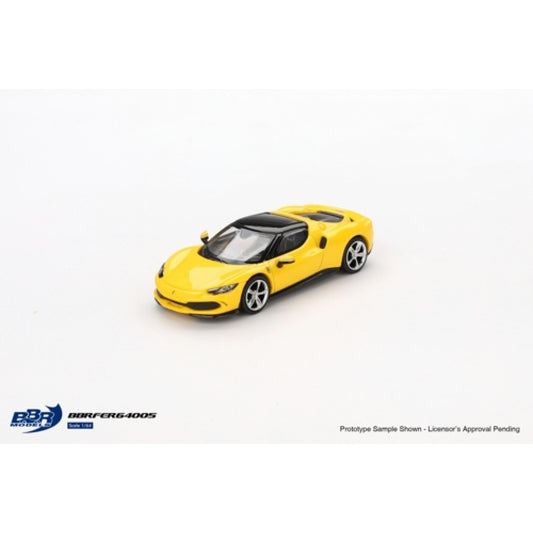 PRE ORDER STOCKS DUE OCTOBER / NOVEMBER 2025 1:64 BBR BBRFER64005 FERRARI 296 GTB GIALLO MODENA