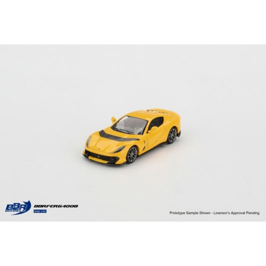 PRE ORDER STOCKS DUE OCTOBER / NOVEMBER 2025 1/64 BBR BBRFER64008 FERRARI 812 COMPETIZIONE GIALLO MODENA