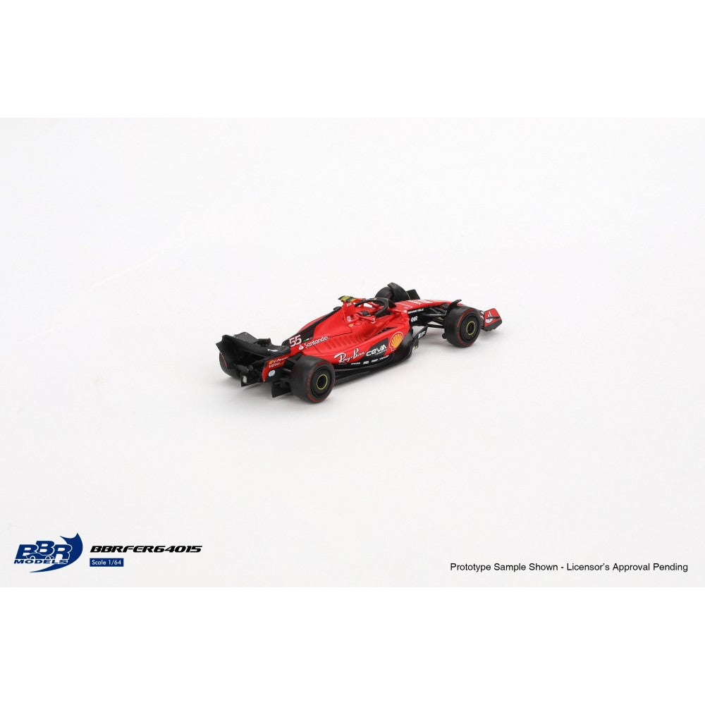 1:64 BBR BBRFER64015 FERRARI SF23 NO.55 C.SAINZ 2023 BAHRAIN GP