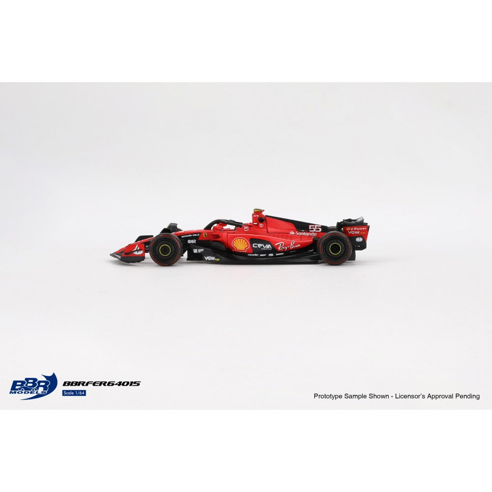 1:64 BBR BBRFER64015 FERRARI SF23 NO.55 C.SAINZ 2023 BAHRAIN GP