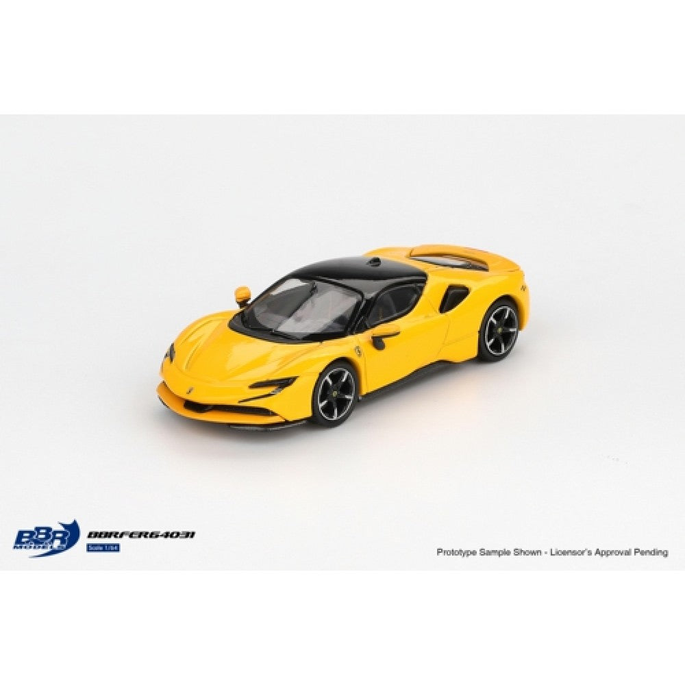 Available to Order – Ferrari SF90 Giallo Modena 1:64 BBR Model (BBRFER64031)