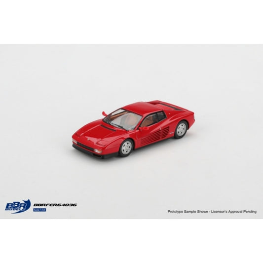 Pre-Order - 1:64 BBR 1987 Ferrari Testarossa Rosso Corsa BBRFER64036 Stocks Due Aug / Sept 2026