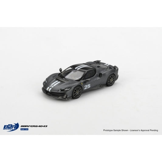 Pre-Order - 1:64 BBR Ferrari 296 Speciale Grigio Silverstone Opaco BBRFER64043 Stocks Due Aug / Sept 2026
