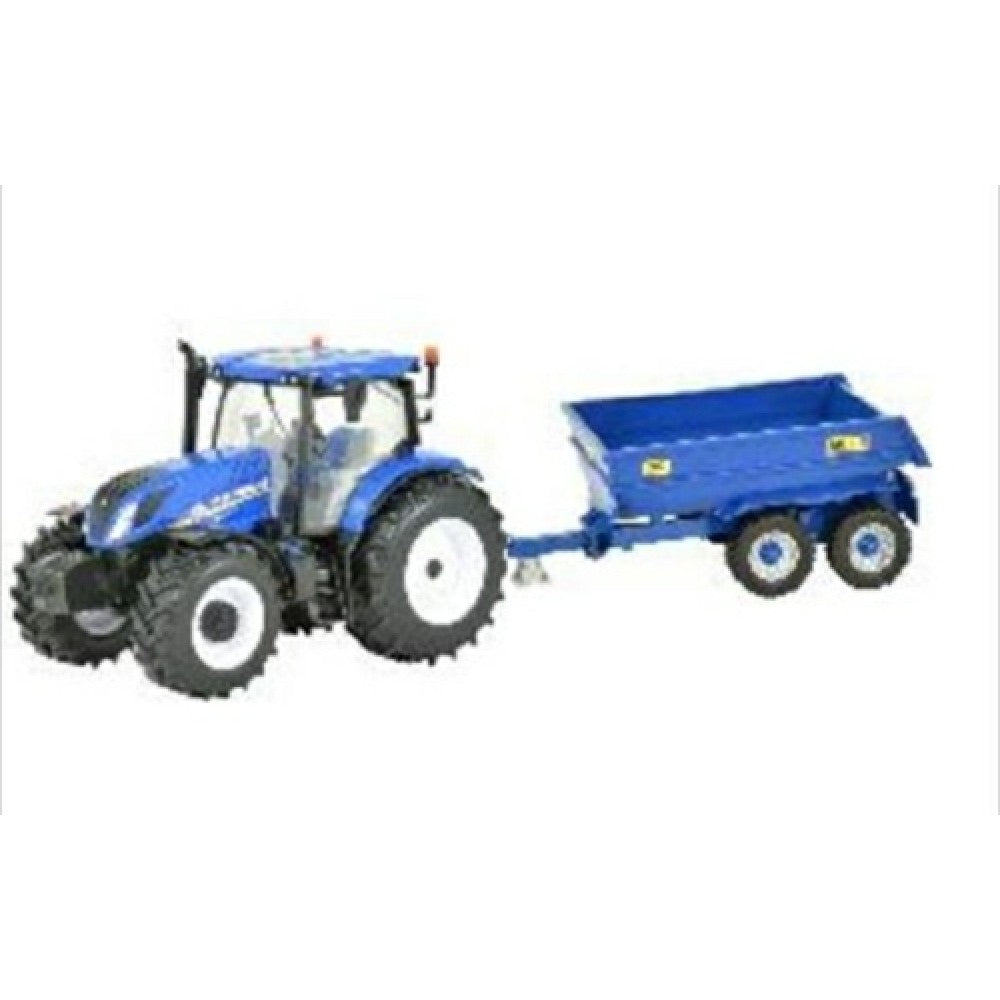 Available to Order – New Holland T6 Tractor with Trailer Play Set 1:32 Britain Farm Model (BF43268)