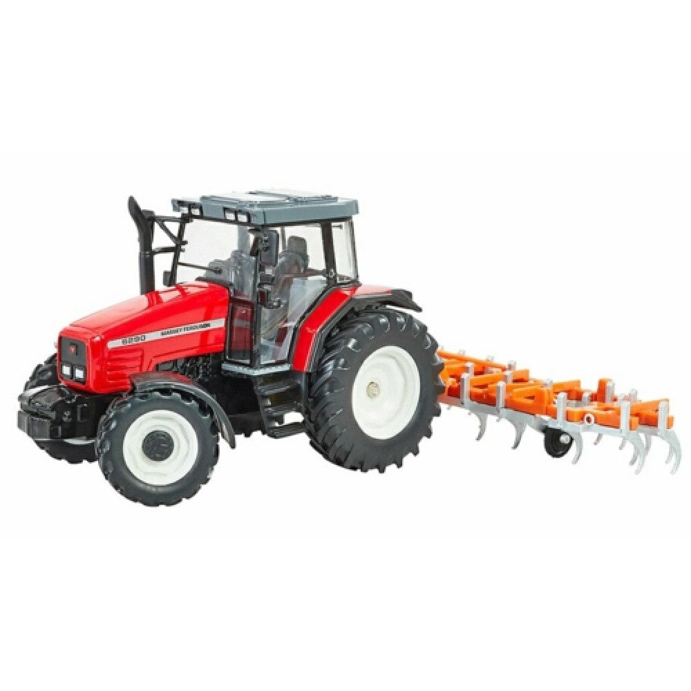 Available to Order – Heritage Tractor Playset (with Fold up Cultivator) 1:32 Britain Farm Model (BF43335)