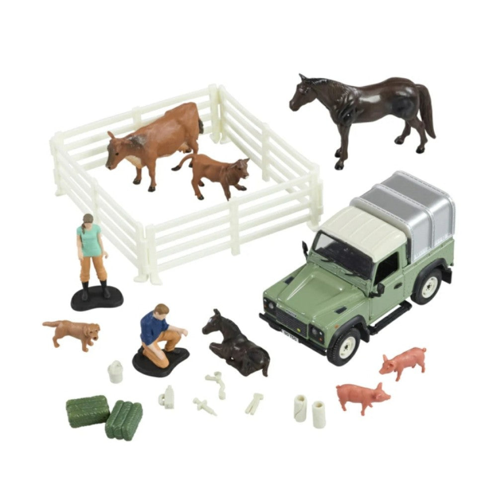 Available to Order – Land Rover Vet Set 1:32 Britain Farm Model (BF43385)