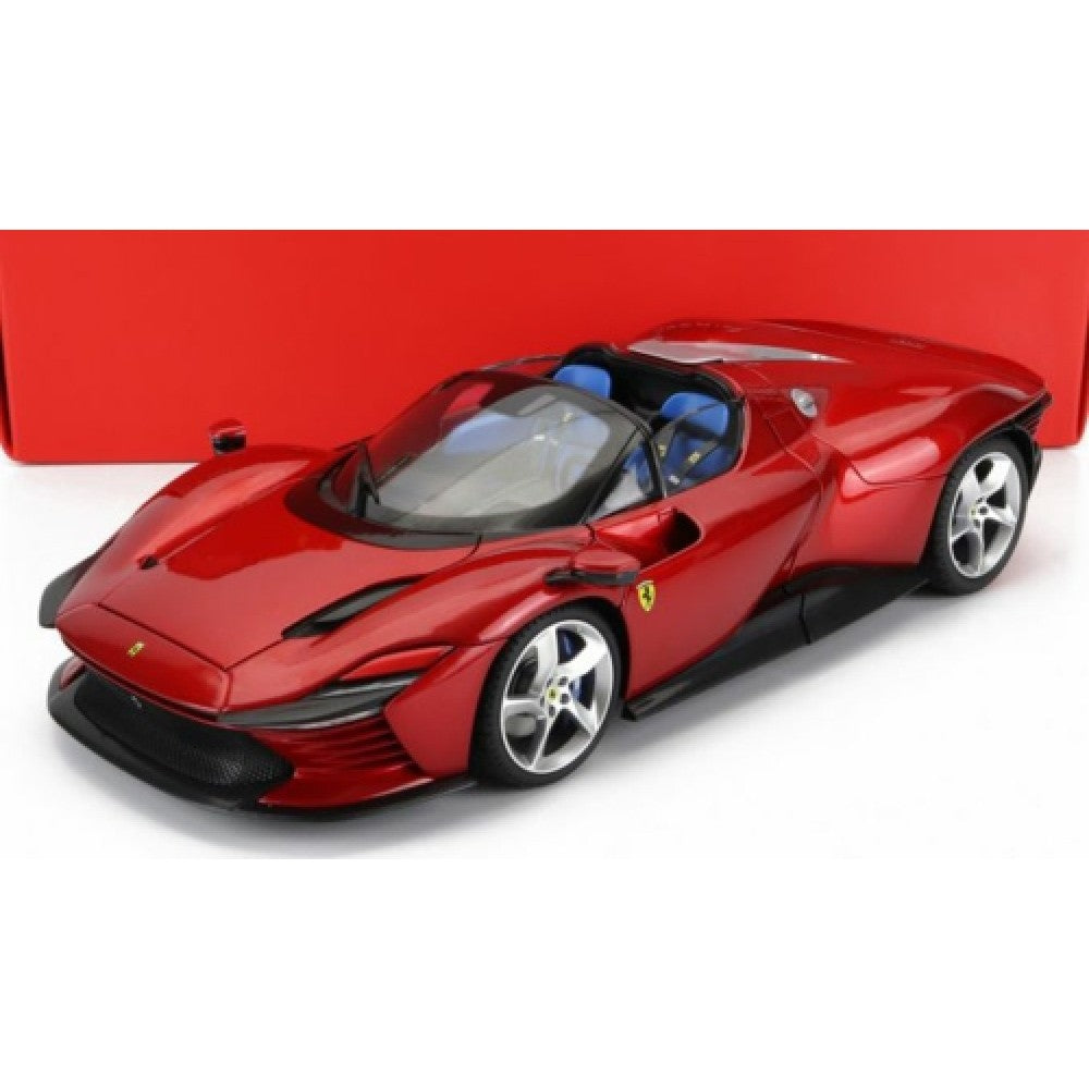 PRE ORDER STOCKS DUE OCTOBER / NOVEMBER 2025 1/18 BURAGO BG16913R FERRARI DAYTONA SP3 SPIDER OPEN RED