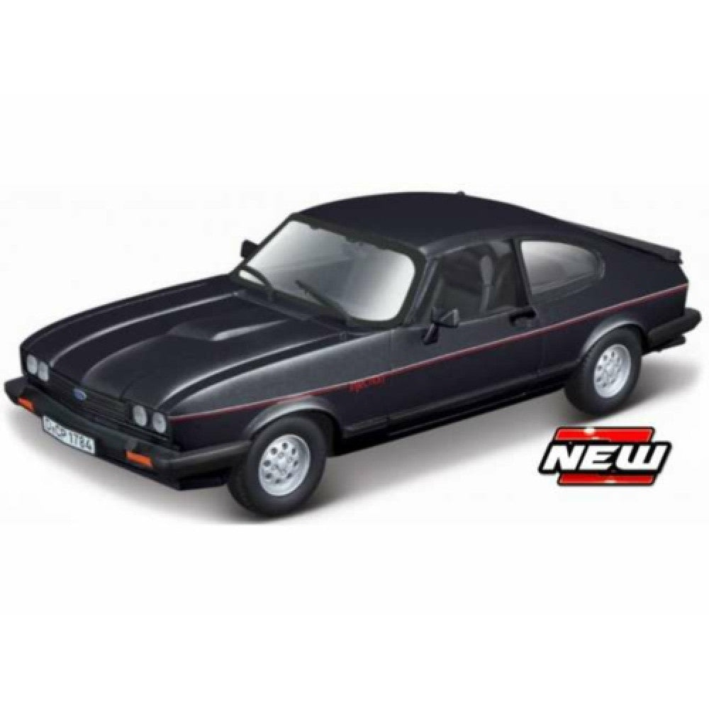 Available To Order – BG21093BK - 1:24 Ford Capri 1982 Black BURAGO Model (BG21093BK)