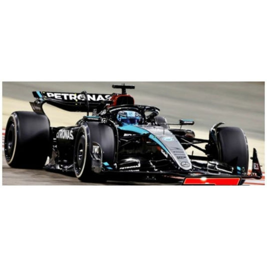 PRE ORDER STOCKS DUE DECEMBER 2025 / JANUARY 2026 1/24 BURAGO BG28069R MERCEDES BENZ AMG W15 NO.63 GEORGE RUSSELL WITH FIGURE