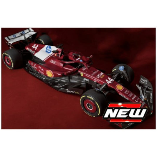 PRE ORDER STOCKS DUE DECEMBER 2025 / JANUARY 2026 1:43 BURAGO BG36853H FERRARI SF-25 NO.44 LEWIS HAMILTON SEASON CAR 2025