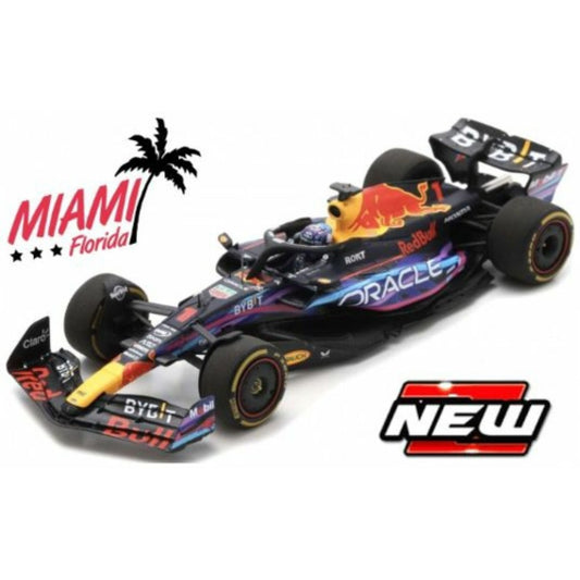 THIS ITEM IS AVAILABLE TO ORDER FROM OUR SUPPLIER - 1:43 BURAGO BG38082VM RED BULL RACING RB19 NO.1 MAX VERSTAPPEN WINNER MIAMI GP 2023