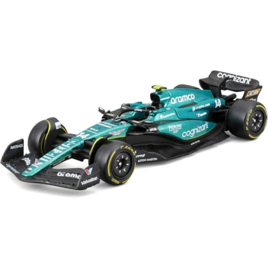 THIS ITEM IS AVAILABLE TO ORDER FROM OUR SUPPLIER - 1:43 BURAGO BG38090A ASTON MARTIN ARAMCO COGNIZANT F1 AMR23 NO.14 ALONSO (ONE SUPPLIED)