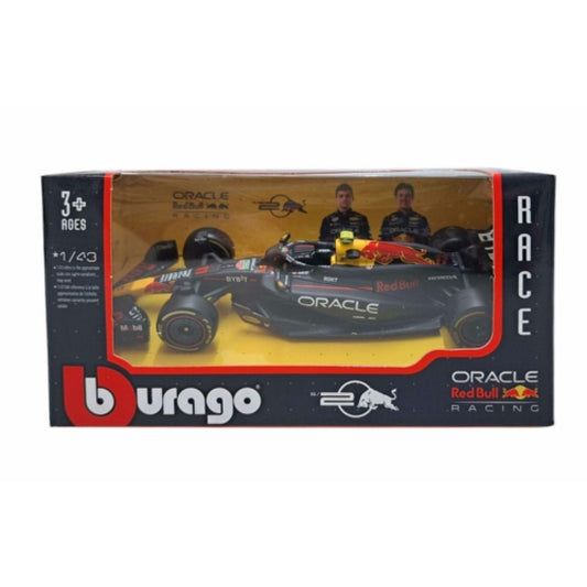 THIS ITEM IS AVAILABLE TO ORDER FROM OUR SUPPLIER - 1:43 BURAGO BG38174P RED BULL RACING RB20 F1 2024 S.PEREZ CARD BOX