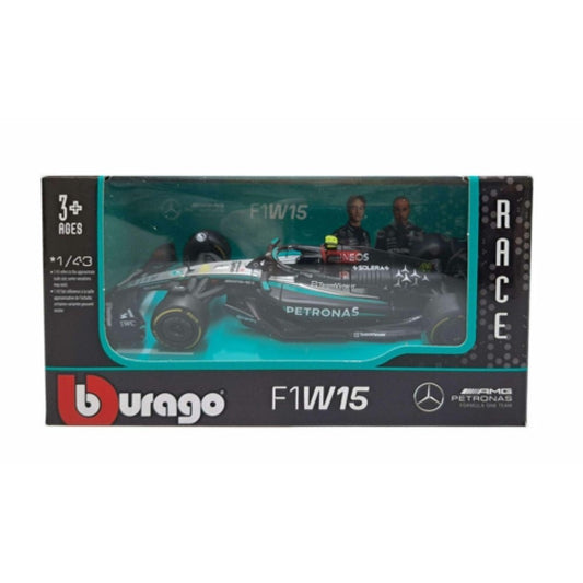 THIS ITEM IS AVAILABLE TO ORDER FROM OUR SUPPLIER - 1:43 BURAGO BG38176H W15 F1 2024 L.HAMILTON 38176H