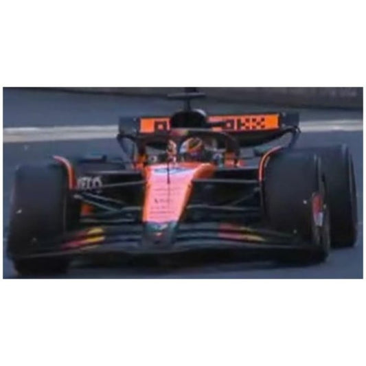 PRE ORDER STOCKS DUE DECEMBER 2025 / JANUARY 2026 1:43 BURAGO BG38249-MON-81 MCLAREN F1 MCL39 NO.81 MONACO GP 2025 OSCAR PIASTRI WITH DRIVER AND CASE