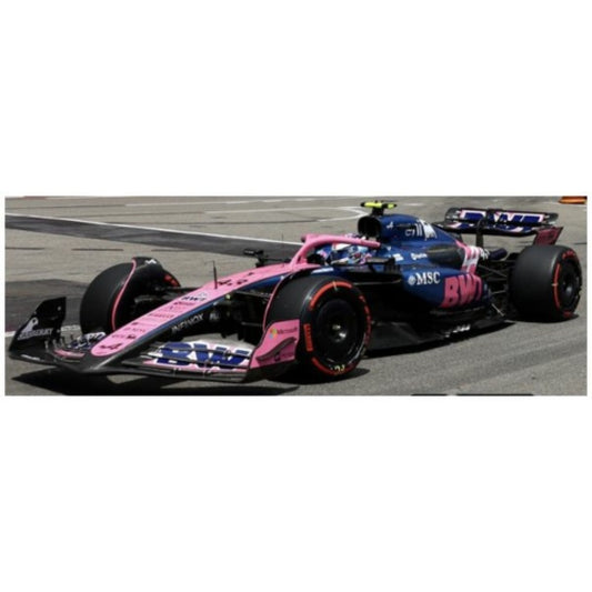 PRE ORDER STOCKS DUE DECEMBER 2025 / JANUARY 2026 1:43 BURAGO BG38258C  BWT ALPINE A525 NO.43 FRANCO COLAPINTO 2025 WITH HELMET