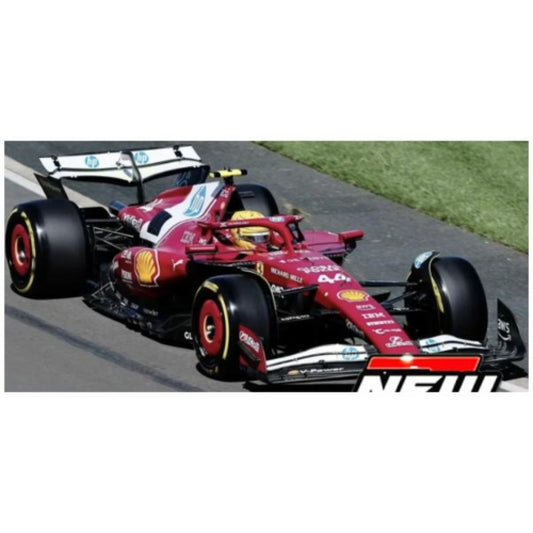 PRE ORDER STOCKS DUE DECEMBER 2025 / JANUARY 2026 1:64 BURAGO BG56801H FERRARI SF-25 NO.44 LEWIS HAMILTON 2025