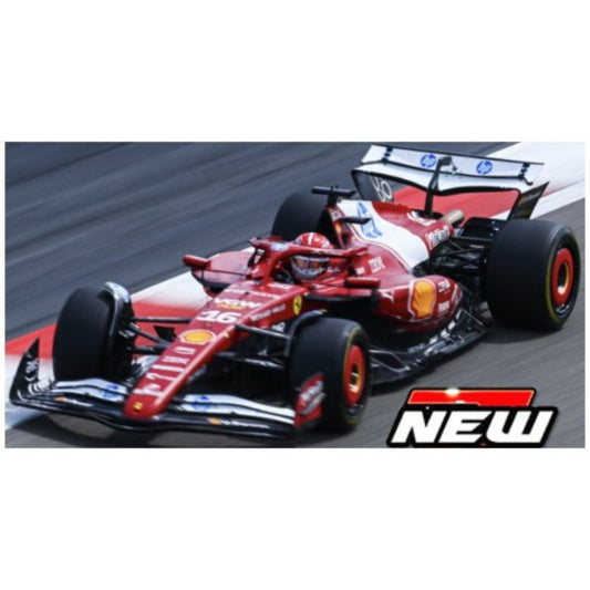 PRE ORDER STOCKS DUE DECEMBER 2025 / JANUARY 2026 1:64 BURAGO BG56801L FERRARI SF-25 NO.16 CHARLES LECLERC 2025