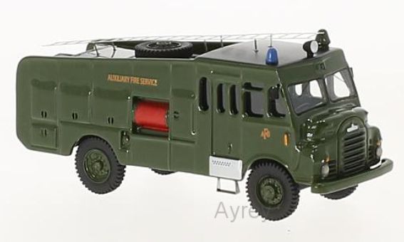Available To Order – Bedford RLHZ Green Goddess Olive RHD AFS 1953 1:87 BoS Models (BOS 87415)