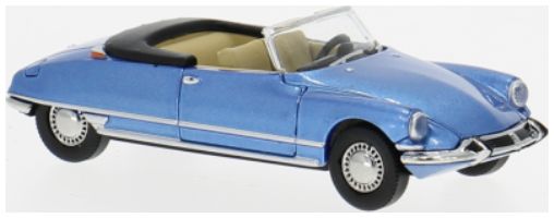 Available To Order – Citroen DS 19 Cabriolet Blue 1963 1:87 (BRE 14235)