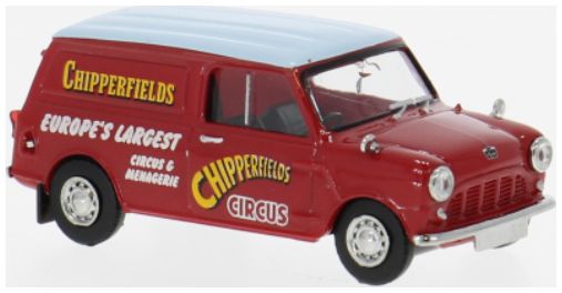 Austin Mini Countryman 1960 Circus Chipperfields 1:87 Brekina Model