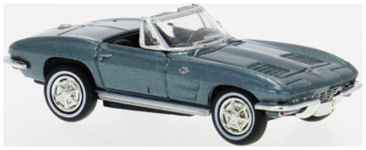 Available To Order – Chevrolet Corvette C2 Cabrio Green 1962 1:87 (BRE 18027)