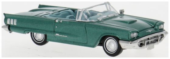 Available to Order – Ford Thunderbird Cabriolet Green 1960 1:87 (BRE 18201)