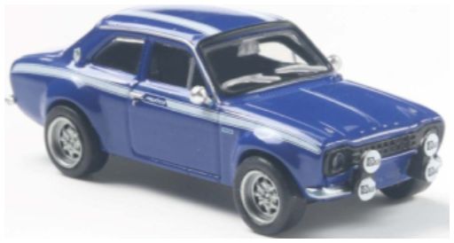 Available To Order – Ford Escort RS 1800 MKI Blue 1969 Mexico 1:87 Brekina Model (BRE 19073)