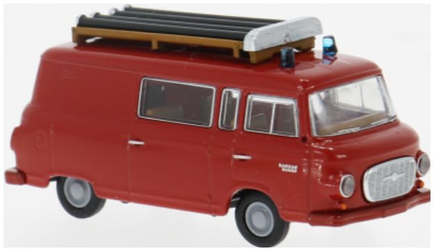 Available To Order – Barkas B 1000 Mini Bus 1962 Feuerwehr 1:87 (BRE 30226)
