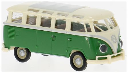 Available to Order – VW T1b Samba hellbeige/grun 1960 1:87 (BRE 31854)