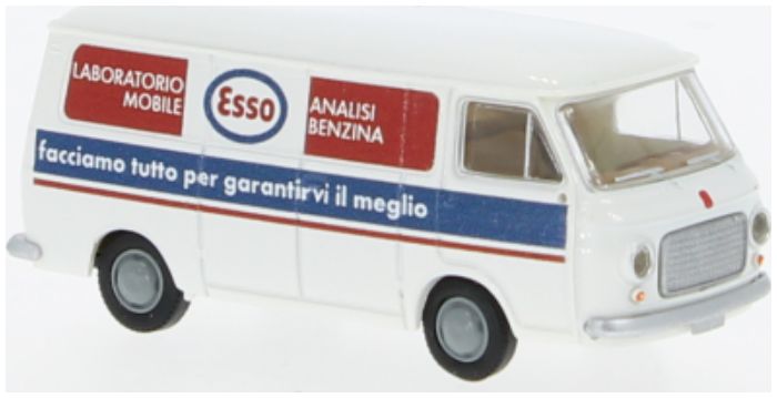 Available To Order – Fiat 238 Box Van Esso Laboratorio Mobile 1:87 (BRE 34470)