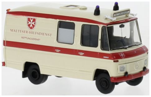 Available to Order – Mercedes L 508 RTW Malteser Hilfsdienst 1978 1:87 (BRE 36944)