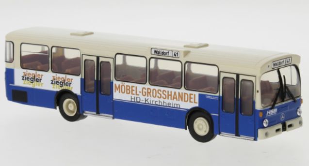 Available to Order – Mercedes O 305 Bus HSB Ziegler 1972 1:87 Brekina Model (BRE 50800)