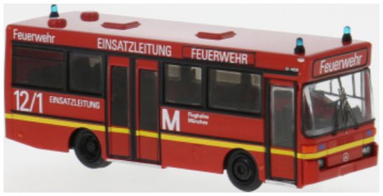 Mercedes O 402 1985 Feuerwehr Flughafen Munchen 1:87 Brekina Model