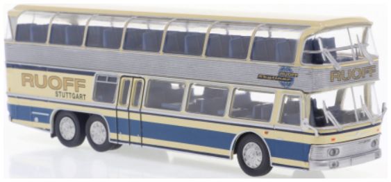 Available to Order – Neoplan NH 22 DD Double Decker Ruoff 1:87 Brekina Model (BRE 58294)