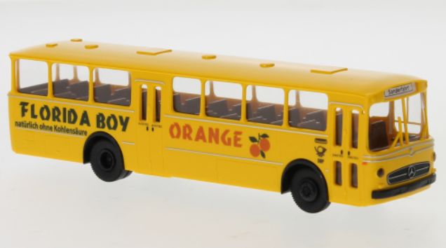 Available to Order – Mercedes O 317 K DBP Florida Boy Orange 1970 1:87 Brekina Model (BRE 59047)