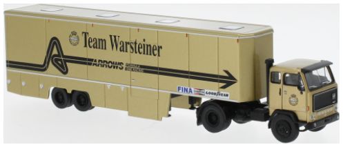 Volvo F 89 Renntransport-SZ Team Warsteiner Arrows 1973 1:87 Brekina Model