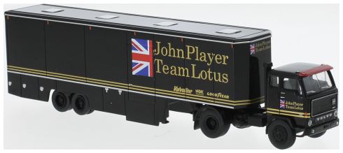 Volvo F 89 Race Transporter John Player Team Lotus 1973 1:87 Brekina Model