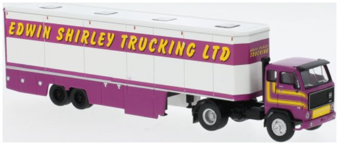 Volvo F 89 Veranstaltungstruck Edwin Shirley Trucking 1977 1:87 Brekina Model