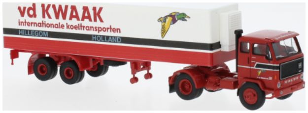 Volvo F 89 Koffer SZ v.d.Kwaak 1972 Neues Design 1:87 Brekina Model