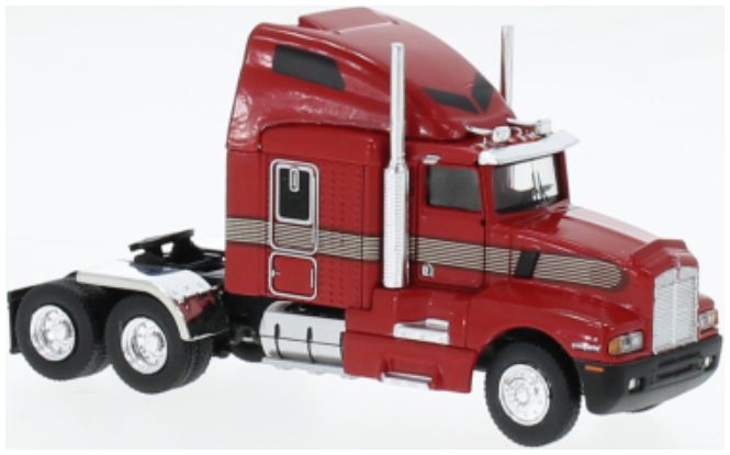 Kenworth T 600 Towing Vehicle Red/Dark Red 1:87 Brekina Model