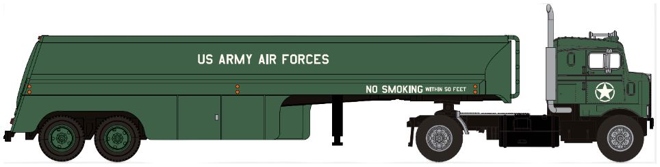 Kenworth Bullnose US Army 1:87 Brekina Model